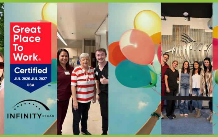 Infinity Rehab Honored with Fourth Great Place to Work Certification